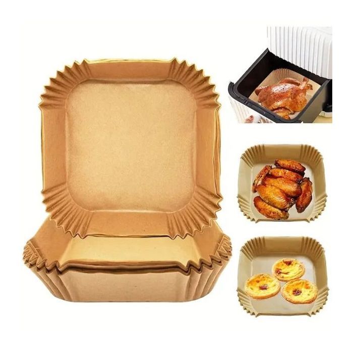 Papier-four carrés pour friteuse à air