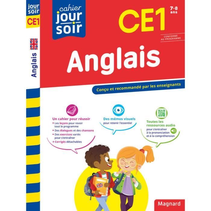 Anglais CE1 - Cahier Jour Soir