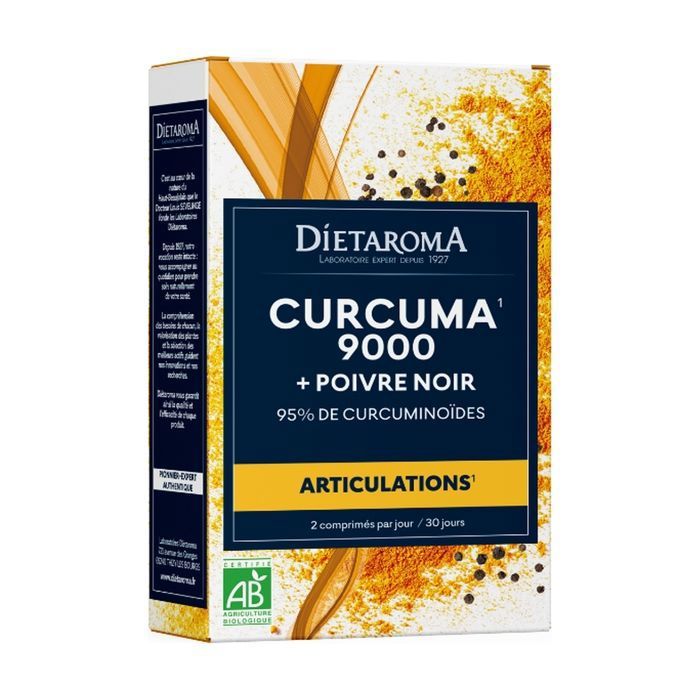 COMPLEMENT ALIMENTAIRE - DIETAROMA CURCUMA & POIVRE NOIR ARTICULATIONS BIO