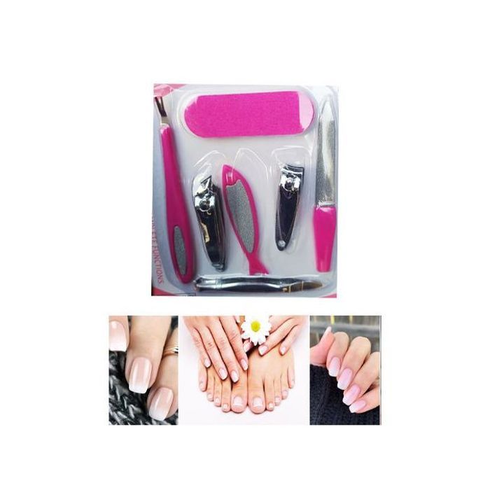 Set de soin des ongles professionnel en acier inoxydable