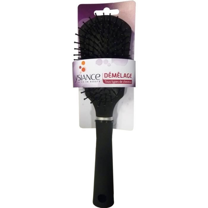 YSIANCE Brosse démêlante Pneumatique en plastique - Grand modèle