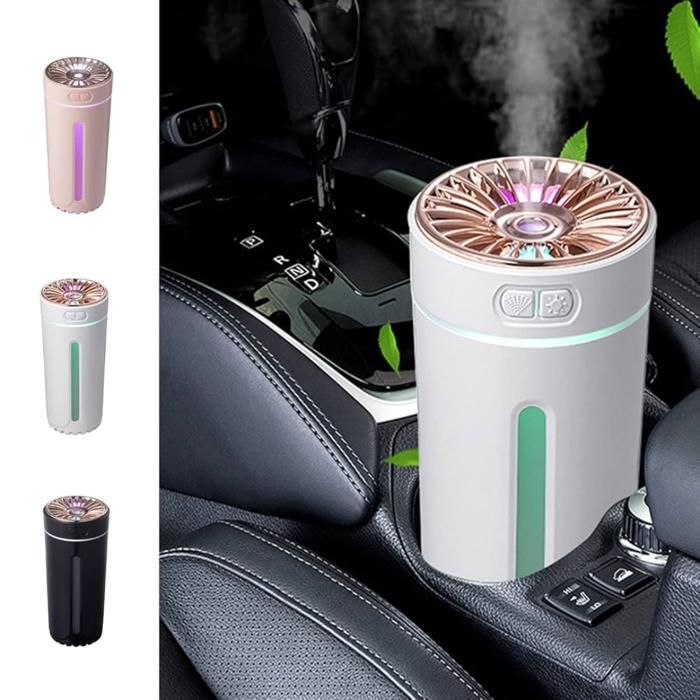Humidificateur d'air portable avec lumière ambiante colorée Diffuseur de parfum USB(Couleur aléatoire)
