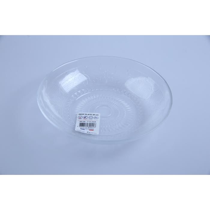 Assiette Creuse - GENERIC - Stella - Porcelaine - 20 cm - Compatible lave-vaisselle