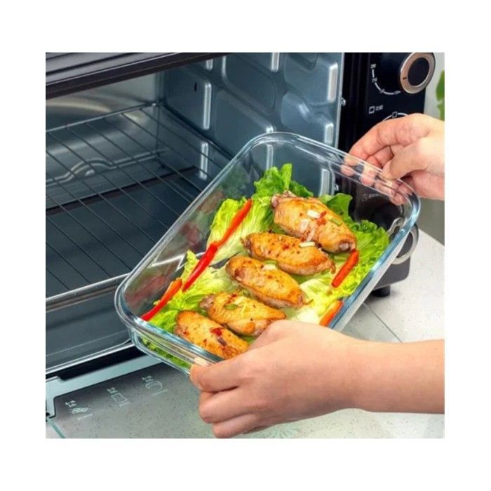 Plat à four - Non spécifié - 30x18cm - Verre - Compatible lave-vaisselle - Four traditionnel