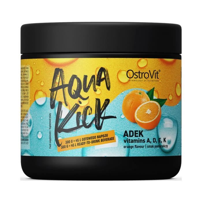 Aqua Kick 300g ADEK - Orange OstroVit Boisson Energetique pour le Sport
