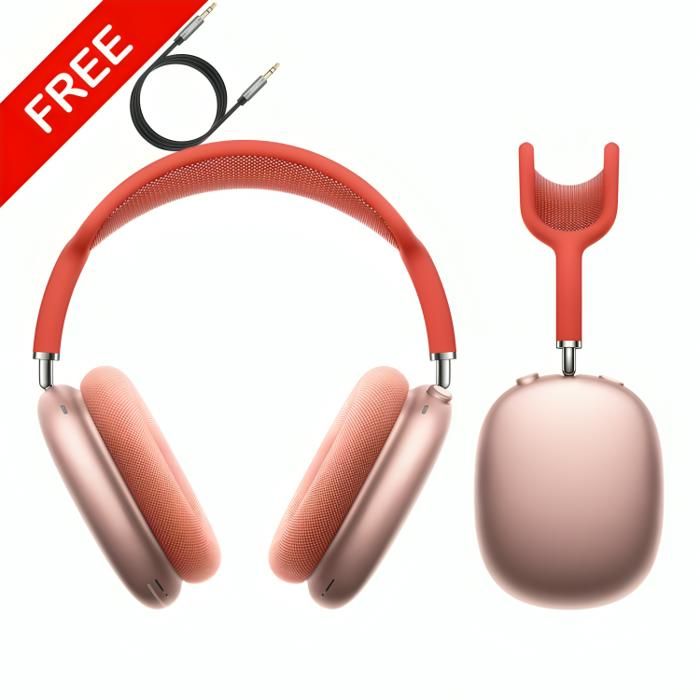 Casque P9 PLUS bluetooth ROUGE + Cable auxiliar Gratuit
