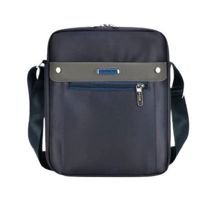 Sac à bandoulière, compact et pratique + poches multiples, bag, crossbody voyage Bleu