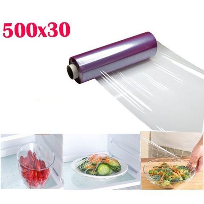 FILM ALIMENTAIRE TRANSPARENT 500 X 30, Film Alimentaire, cuisson, cuisin
