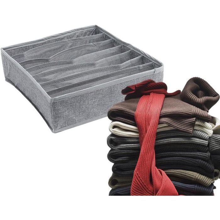 Set de 3 organisateurs pour tiroirs de placard et pantalons