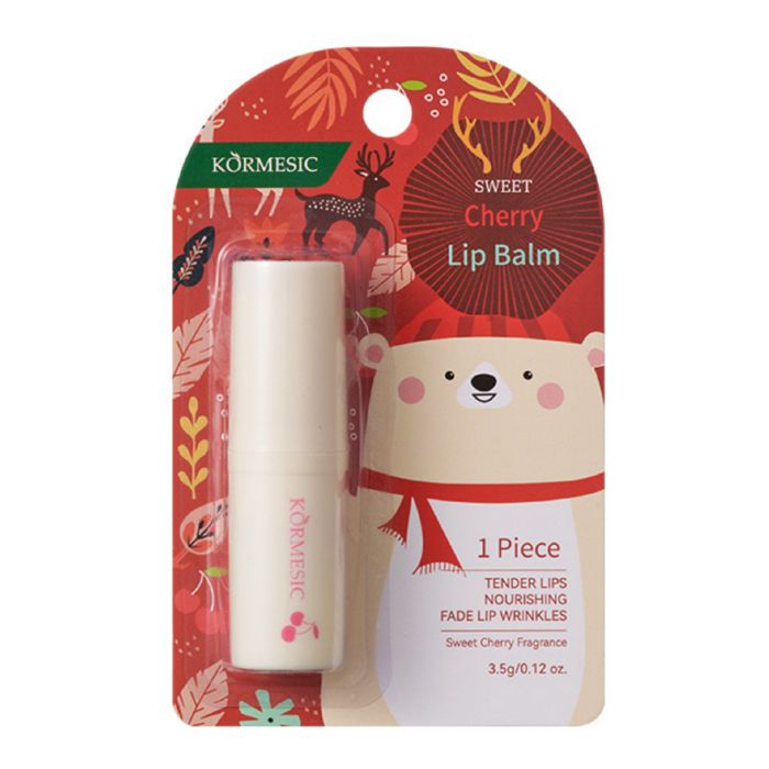 KORMESIC Baume à Lèvres Merry Christmas Lip Balm #02 Cherry - 3.5g
