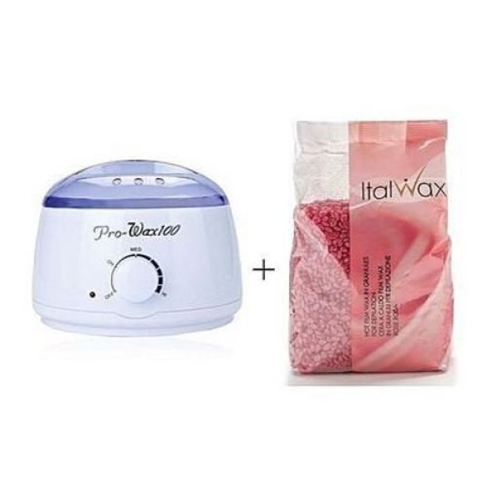Pro Wax Machine Professionnel Chauffe-Cire pour Épilateur + CIRE  ITALWAX -1KG