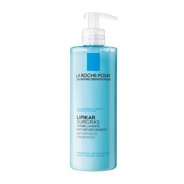 Crème Lavante - La Roche-Posay - Lipikar Surgras - 400ml - Peaux Sensibles - Sans Parabène