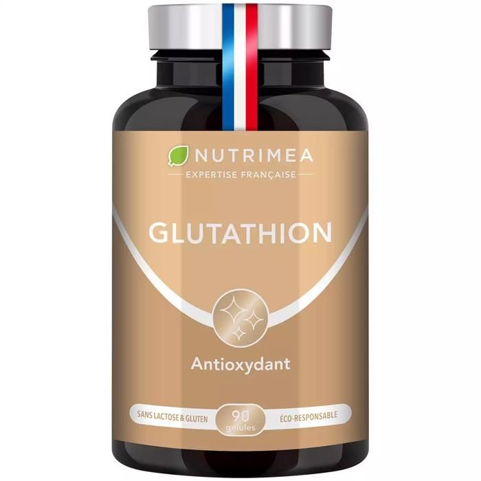 Glutathion - Antioxydant, 90 gélules - Made in France