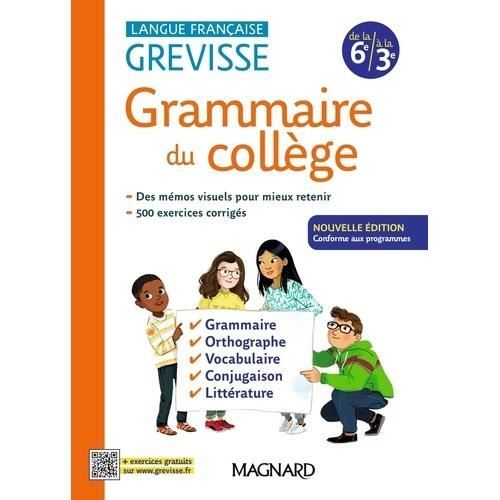 Grammaire du collège - Langue française - 6e à la 3e - Edition 2024