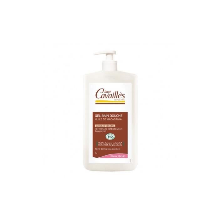 Rogé Cavaillès Gel Bain Douche Surgras Actif Macadamia Bio 1L