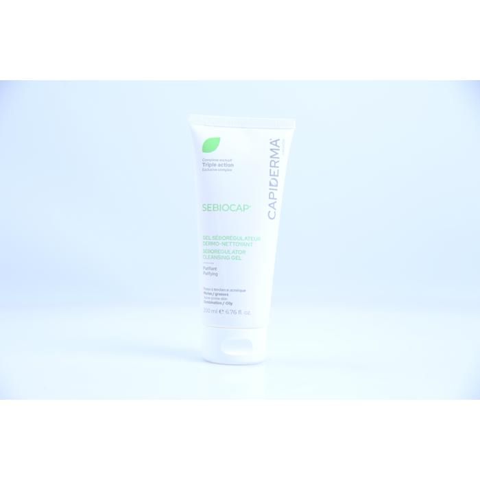 Capiderma - Sebiocap gel dermo-nettoyant pour peaux à tendance acnéique - 200 ml