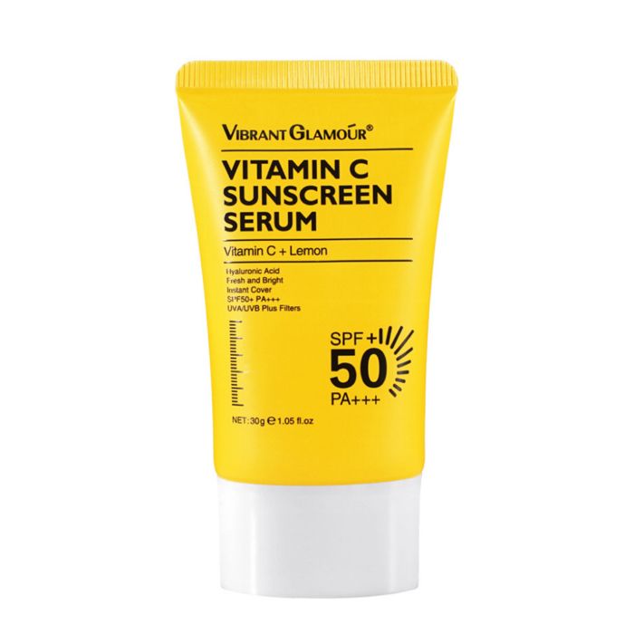 Écran solaire - VIBRANT GLAMOUR - Vitamin C Lemon - SPF 50+ - 30g - Non gras