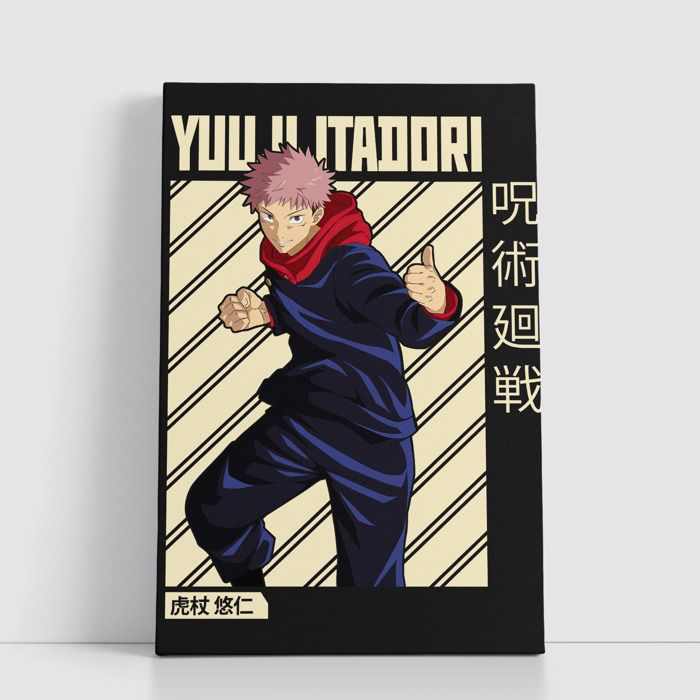Tableau decoratif sur Toile 25x40 cm Anime attack on titan - one piece - Naruto - death note - Jujutsu Kaisen - Spy x Family 1728