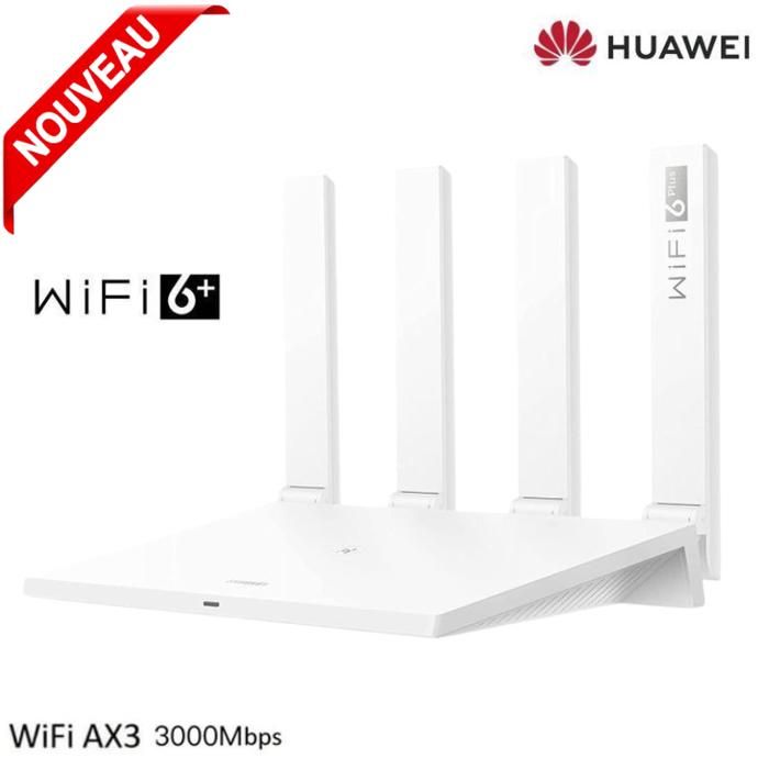 Point d'accès Wifi Fibre 3000Mbps Wifi 6 plus Huawei AX3 Dual-core1.2GHz CPU