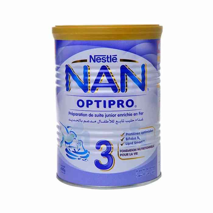 Lait de croissance Optipro 3 400g - NAN