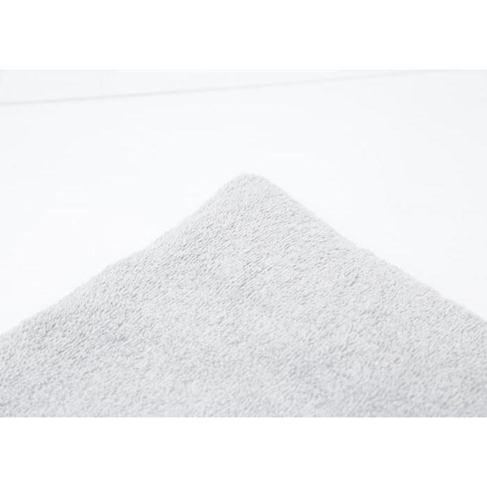 Drap de bain - DOLORES - 100x150 cm - 400g - Coton - Gris uni