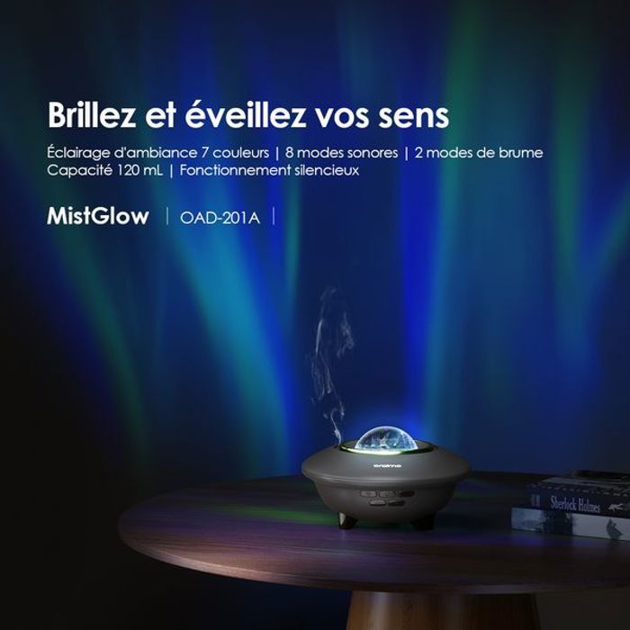 oraimo MistGlow Diffuseur d'arômes 120 ml