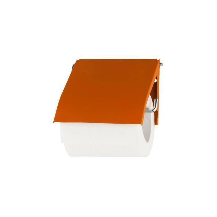 Porte-papier WC - N/A - Soft Touch - Orange - 12.5x13 cm - Mixte