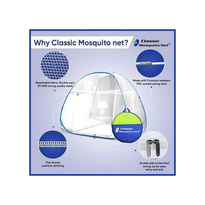 Anti-Moustique pour Lits Écran de Protection, Tente Moustiquaire pliable bébé