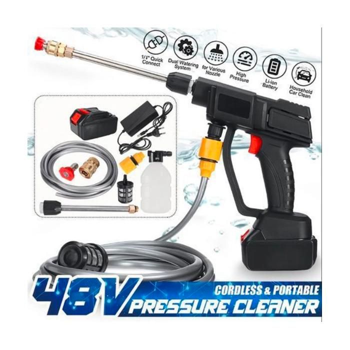Pistolet de lavage auto électrique sans fil Pulvérisateur haute pression
