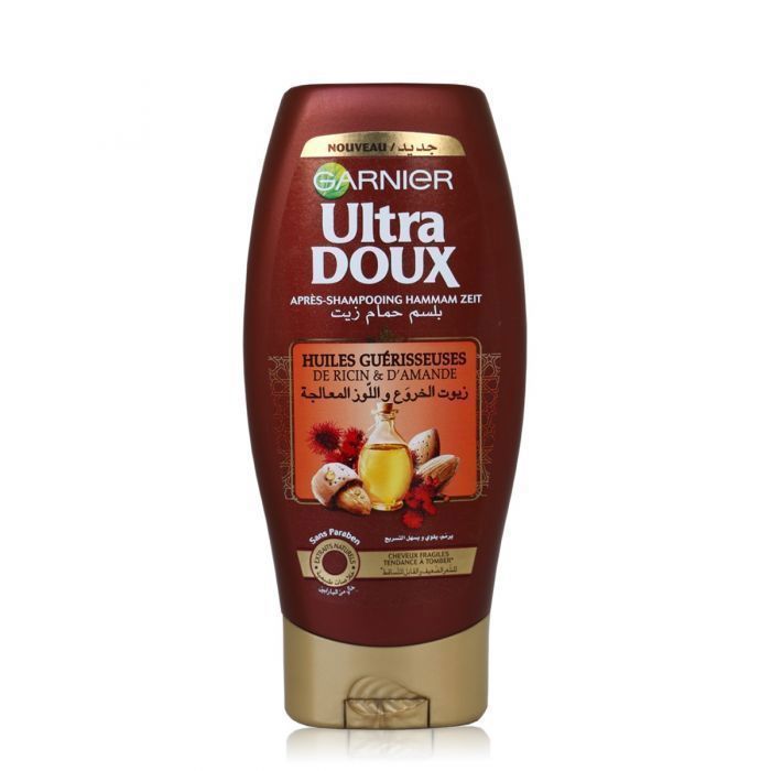 Ultra Doux - Après shampooing à l'huile de ricin et d'amande 200ml
