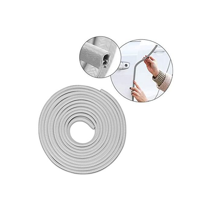 5M Bord de porte de voiture Protection contre les rayures couleur gris