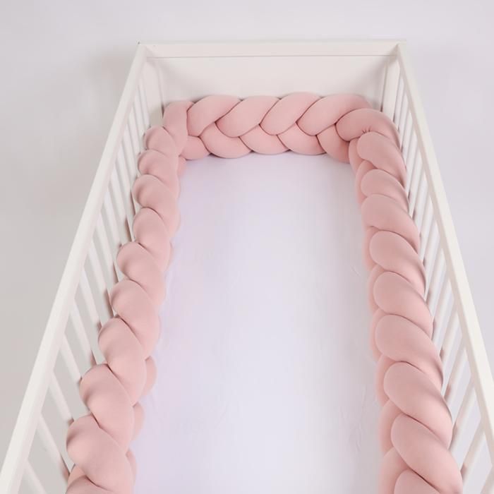 tour de lit 3 M vieux rose