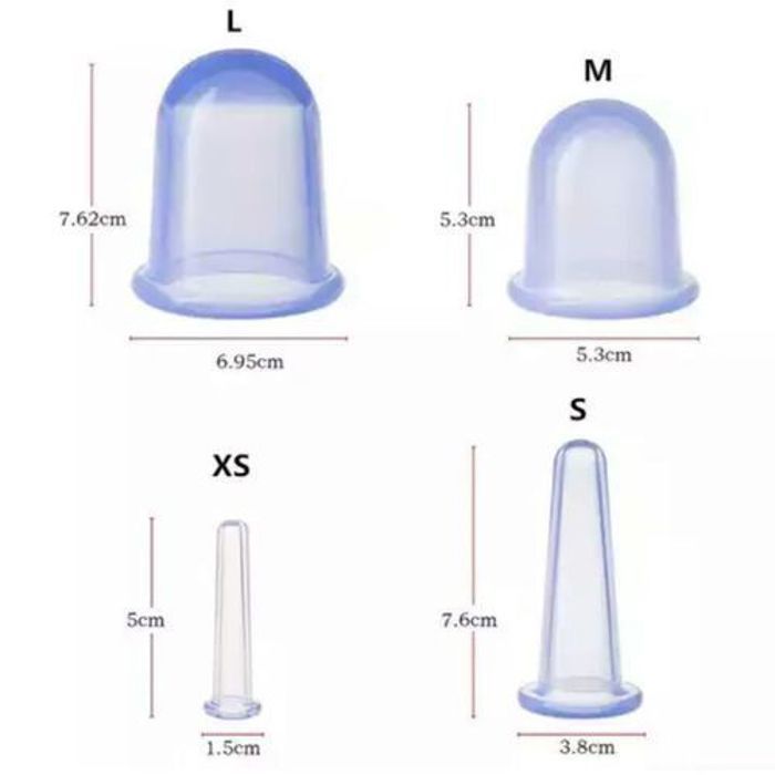 4 ventouses Silicone visage