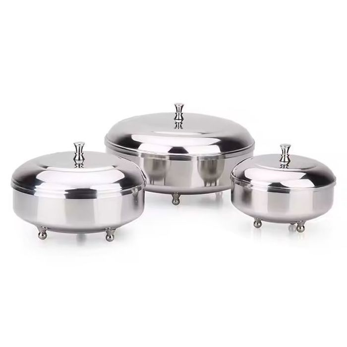 Sucrier élégant en inox avec couvercle rabattable, idéal pour la cuisine