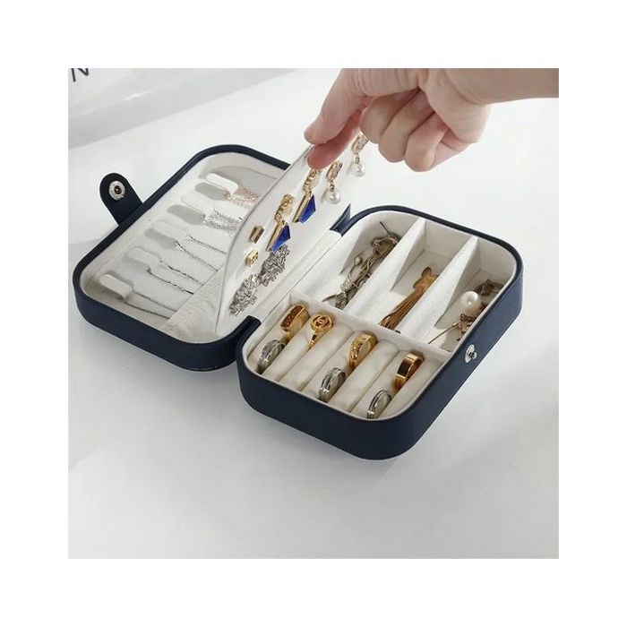 Organisateur de Bijoux - MARQUE - G961 - Cuir PU - Portable - Double Couche