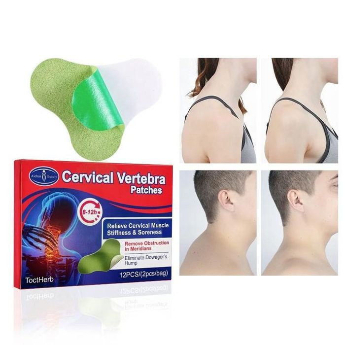 Aichun Beauty Patch chauffant naturel pour vertèbres cervicales, coudières et genouillères pour soulager les douleurs arthritiques