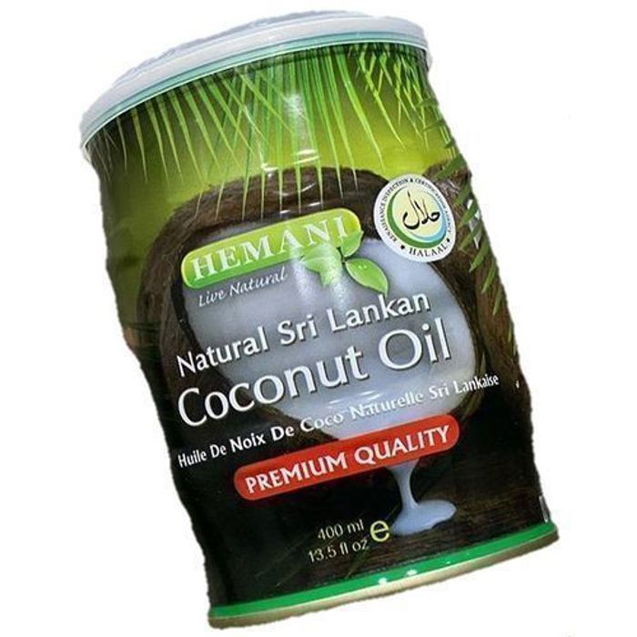 Huile de coco - HEMANI - Pure - 250 ml - Non comédogène - Tous types de peau