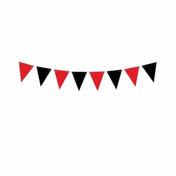 Bannière - Pimp My Day - Rouge et Noir - Enfant - Anniversaire - Mixte