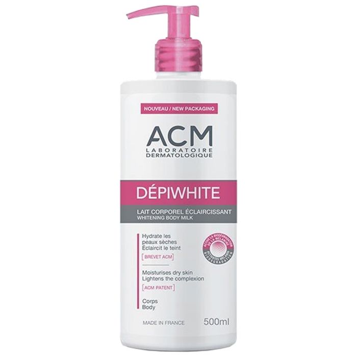 Lait Corporel Éclaircissant - ACM - Dépiwhite - 500ml - Non gras - Tous types de peau