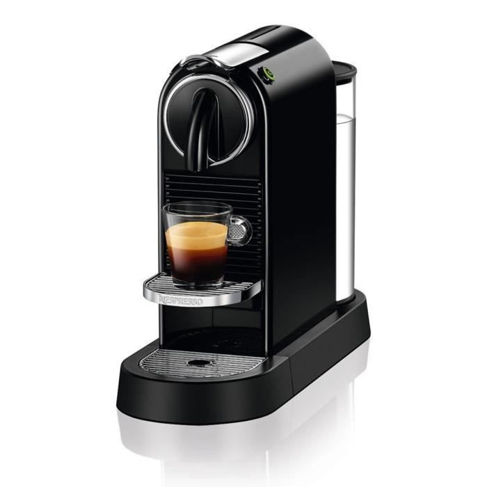 Machine à café - Nespresso - Citiz D113 - Noir - 19 Bar - 1260 W - 1L