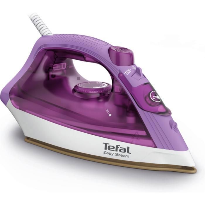 Fer à repasser - TEFAL - Steam Essential FV1955 - 1400 W - Semelle céramique - Violet