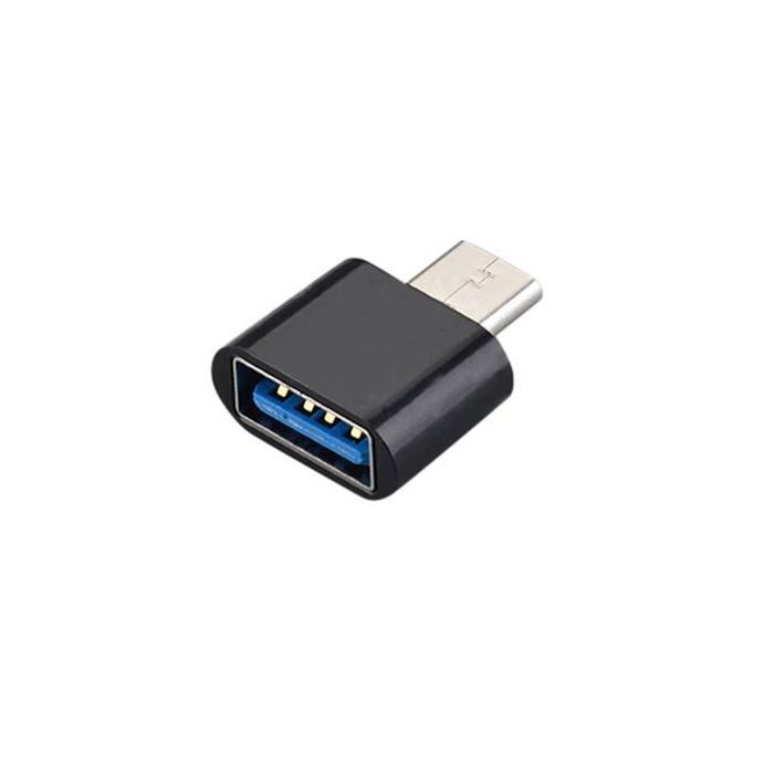 Adaptateur OTG - OTG - Type C à USB 3.0 - Noir - Compatible USB 2.0 et 3.0 - Transfert de données rapide