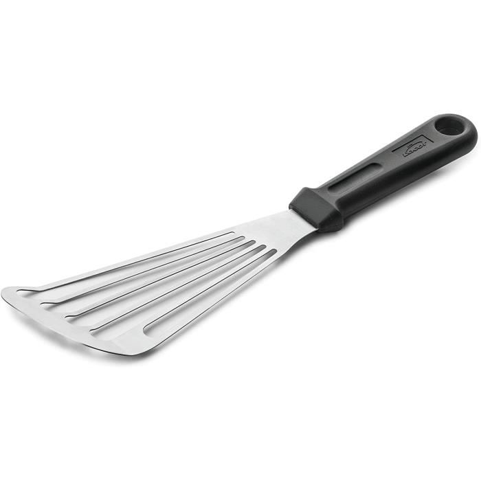 Lacor 60426 Spatule flexible 30cm à poisson Acier Inoxydable Noir 17 cm