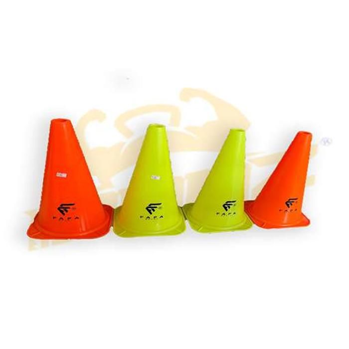 Cônes de Marqueurs - VIFERR - Football - Plastique - Rouge et Jaune - Accessoire