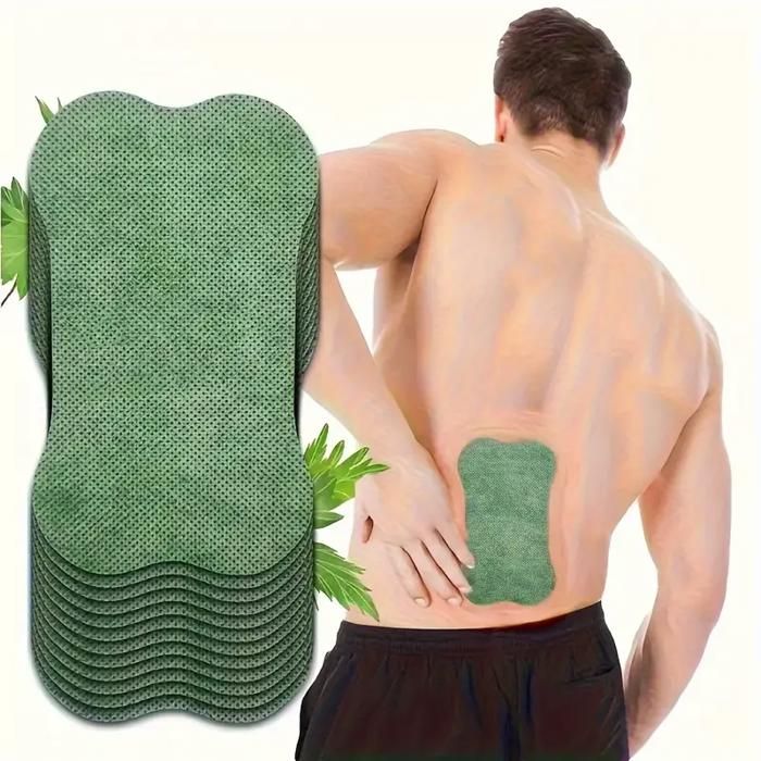 20 Autocollants Verts pour la Taille en Forme d'Os - Adaptés au Bureau et aux Athlètes - Genou, Dos, Cou, Main et Épaule