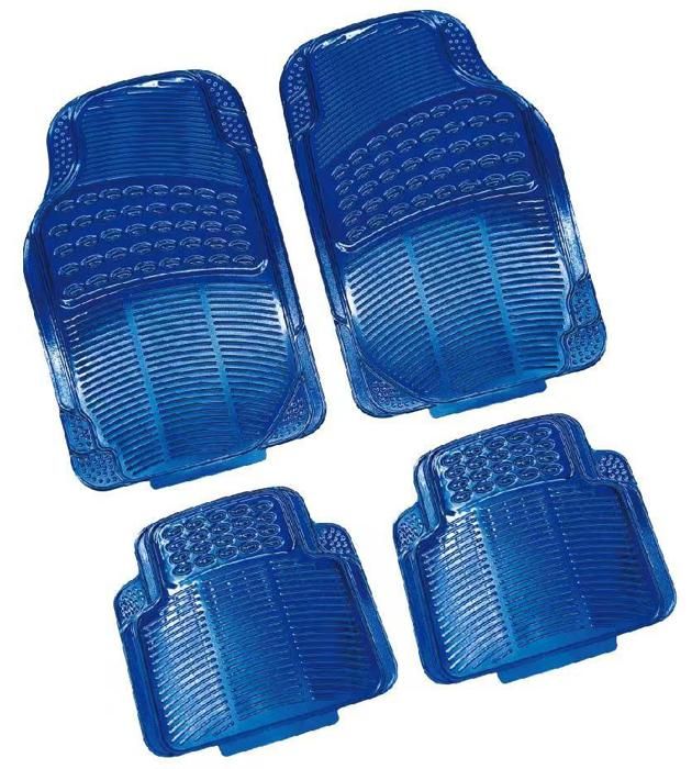 tapis de sol de voiture ensemble de 5 pièces film d'aluminium antidérapants imperméables universels pour toutes automobile