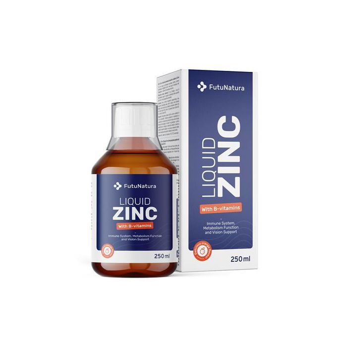 Zinc - sous forme liquide - avec vitamines du complexe B - 250ml - Made in Slovenia