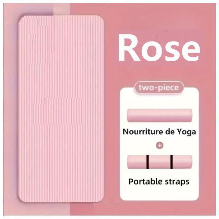 Tapis de Yoga antidérapant, Tapis de Fitness et sport, camping...