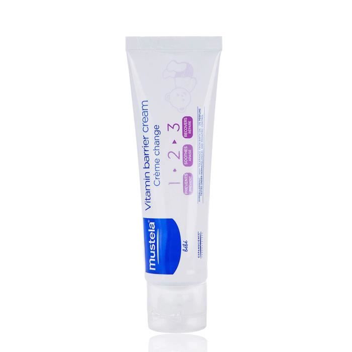 Crème pour Change - Mustela - 123 - 100 ml - Prévention des irritations - Réparation durable