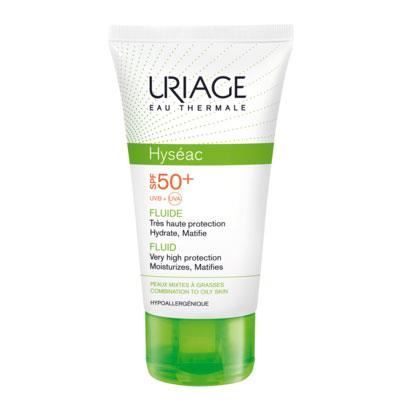 Fluide Solaire - Uriage - Hyséac - SPF50+ - Peaux Mixtes à Grasses - 50ml